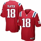 Nike Men & Women & Youth Patriots #18 Matt Slater Red Team Color Game Jersey,baseball caps,new era cap wholesale,wholesale hats